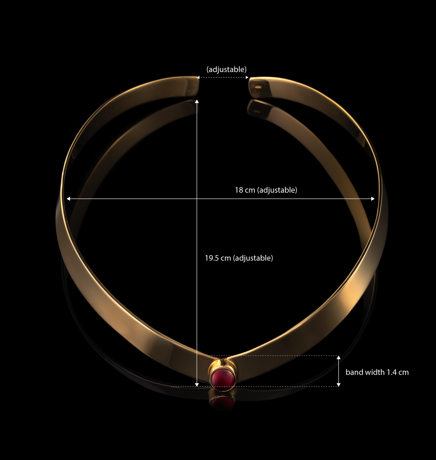 Red Tourmaline Halo