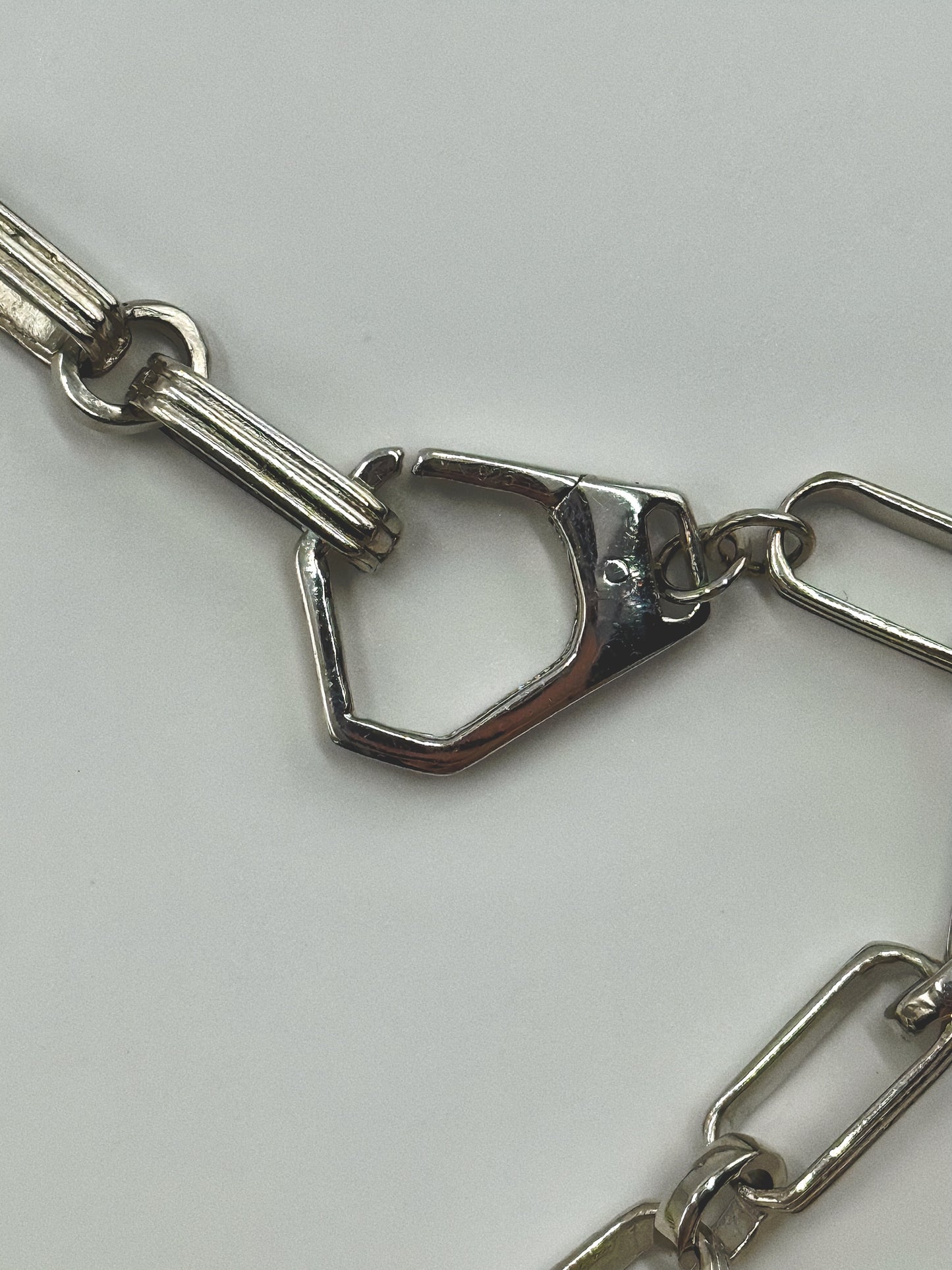 White Gold Chain with GGA Garnet Stones