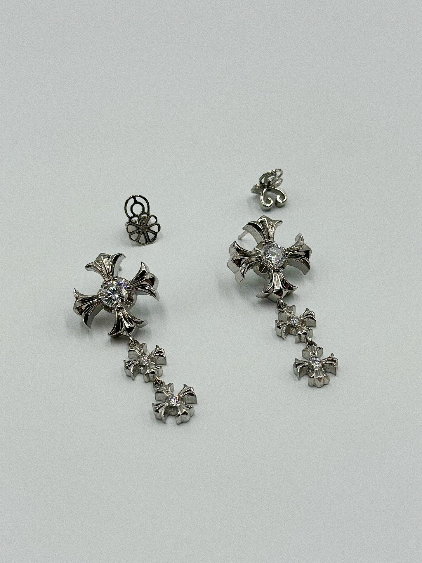 White Gold Diamond Earrings