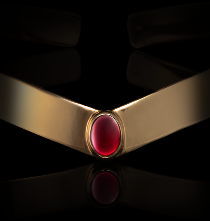 Red Tourmaline Halo