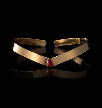 Red Tourmaline Halo
