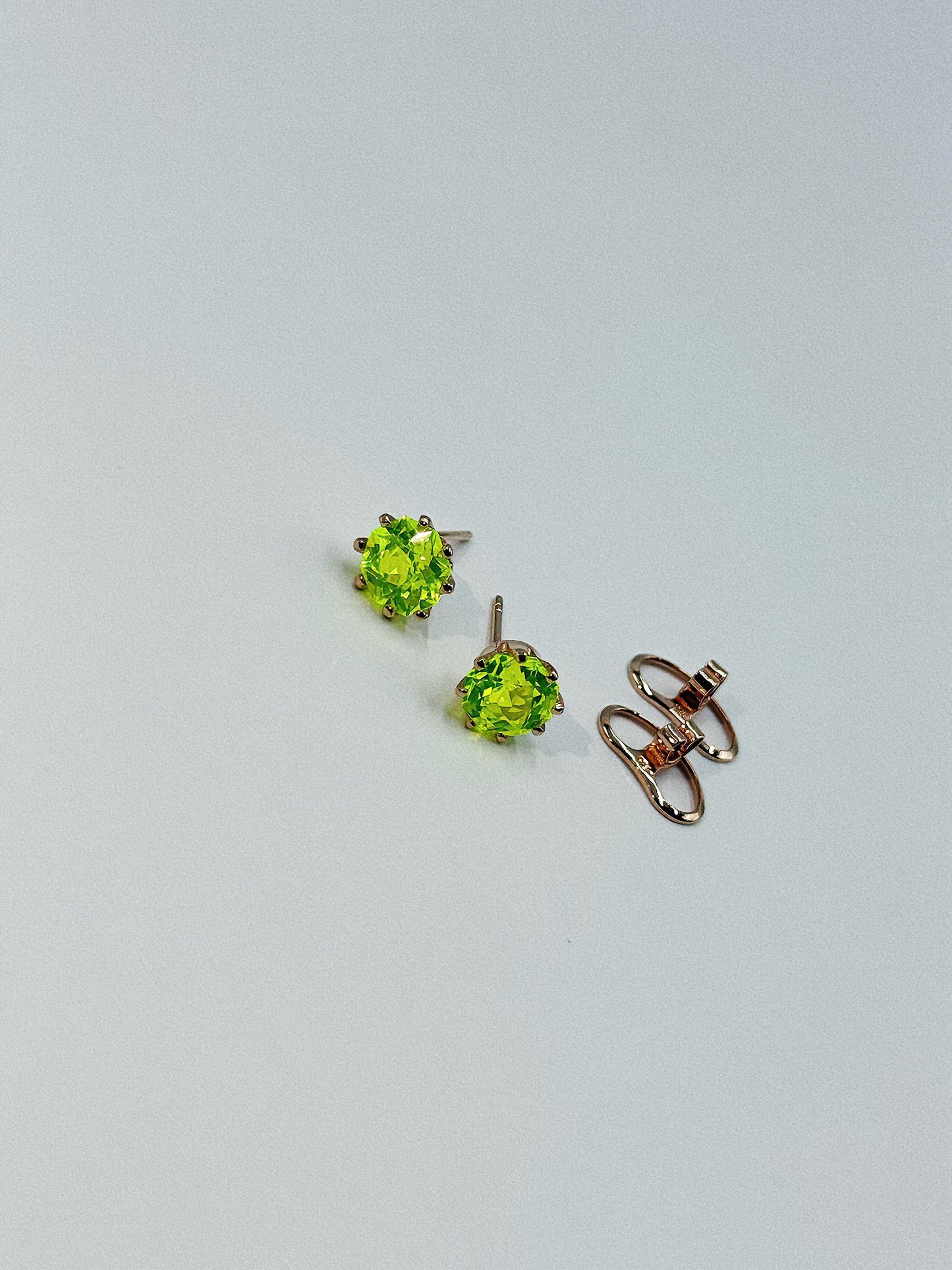 Glow-in-the-Dark Earrings in Rose Gold
