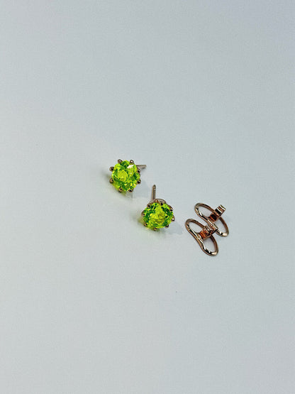 Glow-in-the-Dark Earrings in Rose Gold