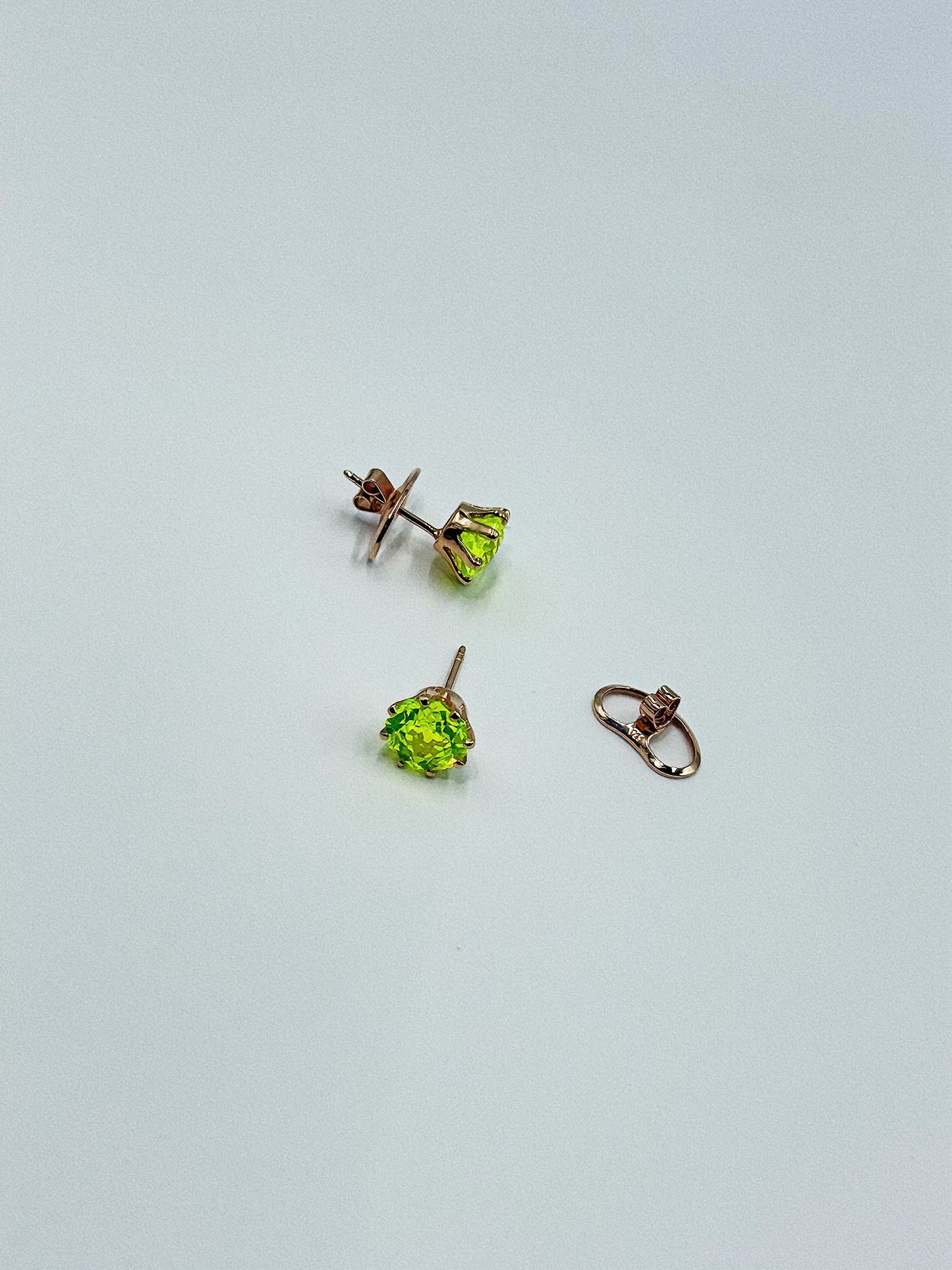 Glow-in-the-Dark Earrings in Rose Gold