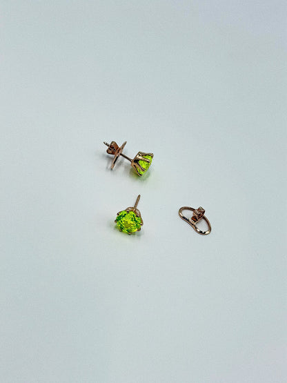 Glow-in-the-Dark Earrings in Rose Gold